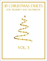 10 Christmas Duets for Trumpet and Trombone (Vol. 3) P.O.D. cover